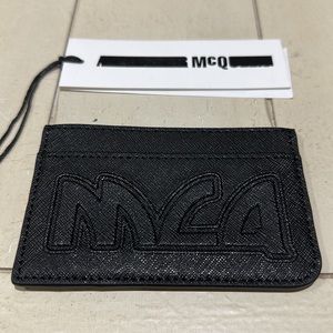 Alexander McQueen black cardholder